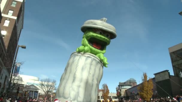 巨型 Oscar 牢骚气球 — 图库视频影像
