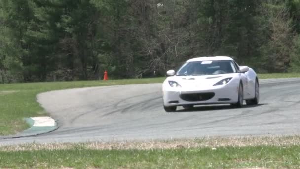 スポーツ車のレース — ストック動画