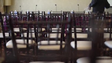 Boş basın konferans salonu