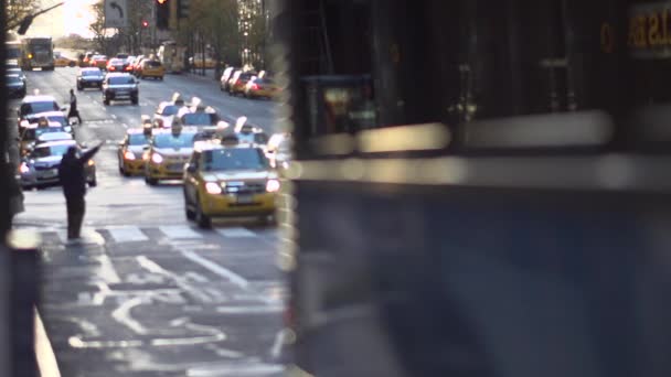 Traffico intenso a New York — Video Stock