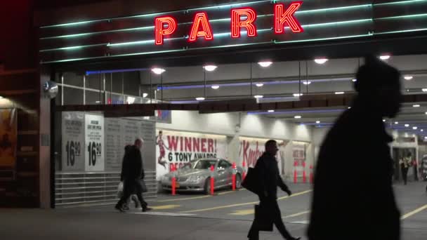 Πόλη της Νέας Υόρκης γκαράζ χώρων στάθμευσης — Αρχείο Βίντεο