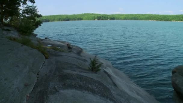 Tranquil summer reservoir (1 of 5) — Stock Video