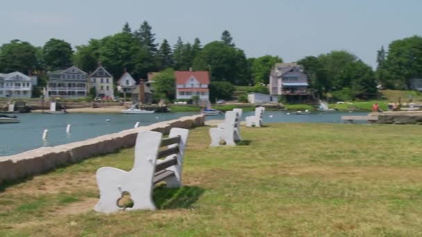 Vista de Linden Shore desde el parque (2 de 2 ) — Vídeos de Stock