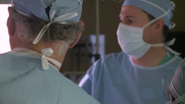 Surgeons performing operation — Stock Video