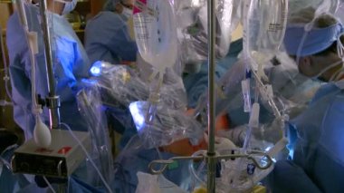 Robotik Cerrahi ünitesi içinde çalışmanın bir görünüm