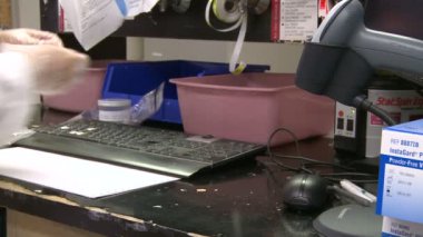 Robotik Cerrahi ünitesi içinde çalışmanın bir görünüm