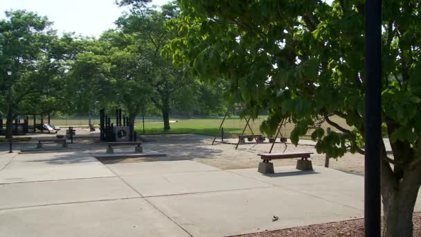 Δημόσιο πάρκο πόλης (2 από 2) — Αρχείο Βίντεο