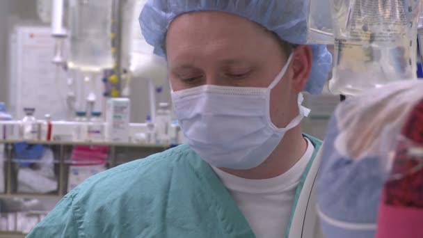 Ameliyat teknik'ın yüz — Stok video