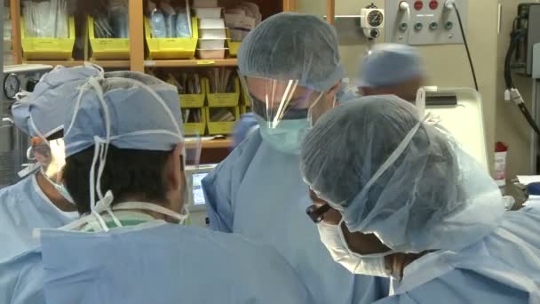 Robotik Cerrahi müdahale — Stok video