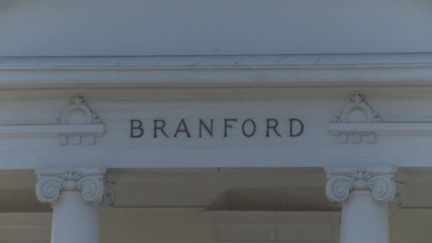 Branford Center groen (3 van 4) — Stockvideo