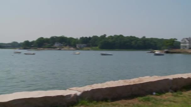 Uitzicht op de kust van de Linden (8 van 9) — Stockvideo