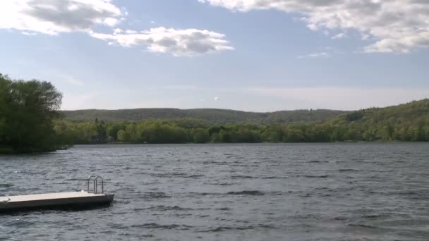 Dock in water (3 of 3) — Stock Video