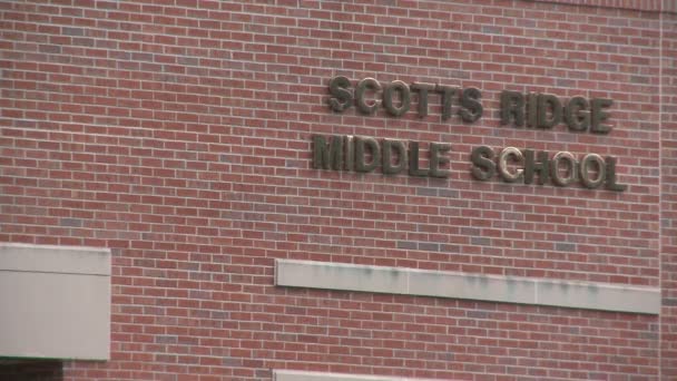 Scott Ridge Middle School (5 di 7 ) — Video Stock