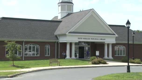 Edith Wheeler Memorial Library (3 of 5) — Stock Video