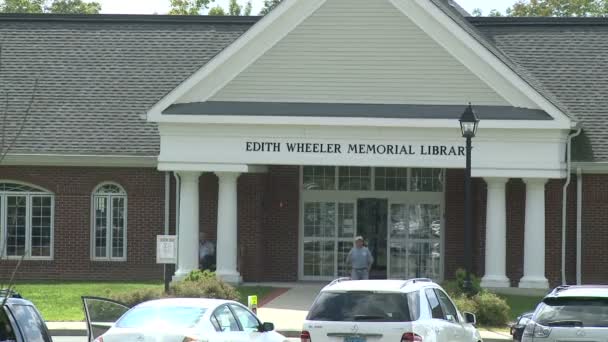 Edith Wheeler Memorial Library (1 of 5) — Stock Video