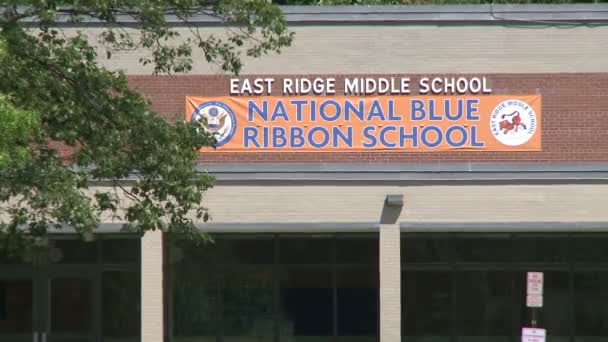 East Ridge Middle School (3 di 3 ) — Video Stock