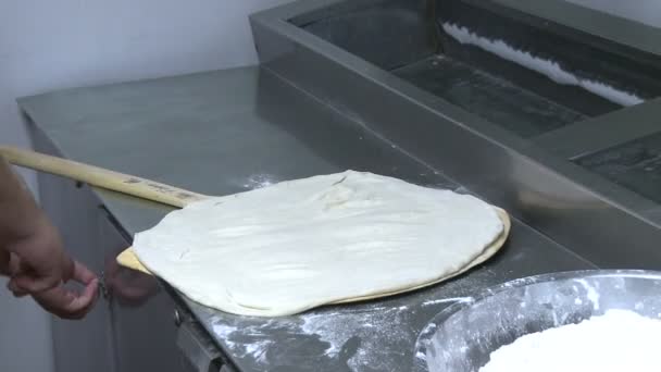 美味的比萨饼制作 (3 的10) — 图库视频影像