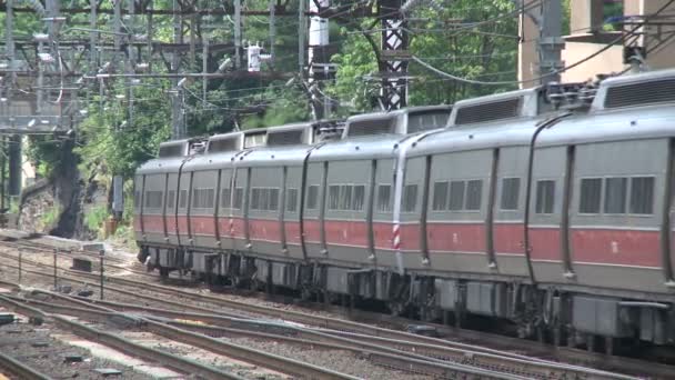 Estación de tren de South Norwalk (2 de 5 ) — Vídeos de Stock