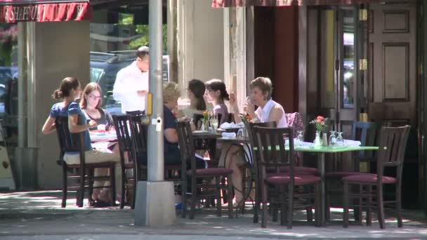 Jantar em um belo dia (4 de 5 ) — Vídeo de Stock