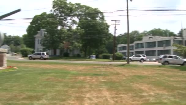 Memorial de guerra em Connecticut (2 de 2 ) — Vídeo de Stock