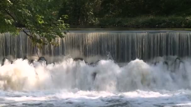 Тече водоспад (1 з 4 ) — стокове відео