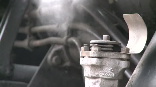排气管排出的蒸汽 — 图库视频影像