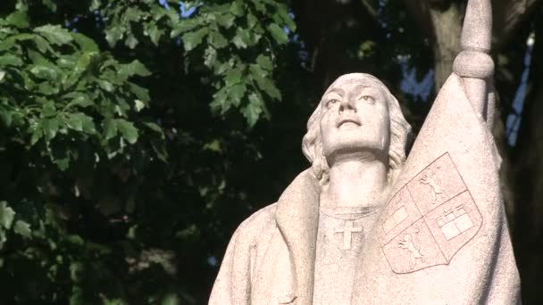 Fuente en Columbus Park (4 de 4 ) — Vídeo de stock