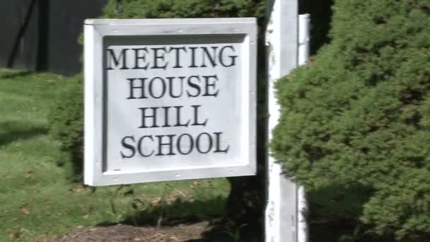 Meeting house hill iskola (3 / 3) — Stock videók