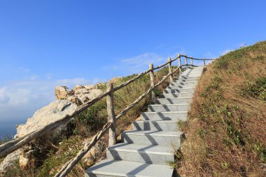 Sahil yürüyüş iz