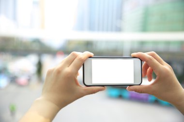 eller ile akıllı telefon