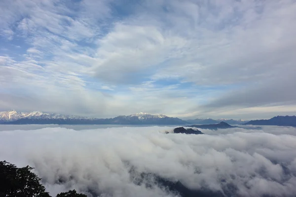 冷凍山の頂上 — ストック写真