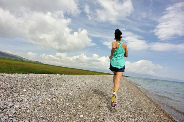 Healthy fitness young woman runner — Stock Photo, Image