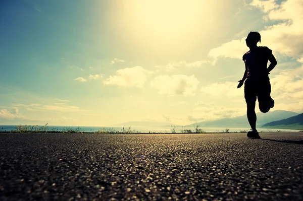 Fitness mujer corriendo — Foto de Stock