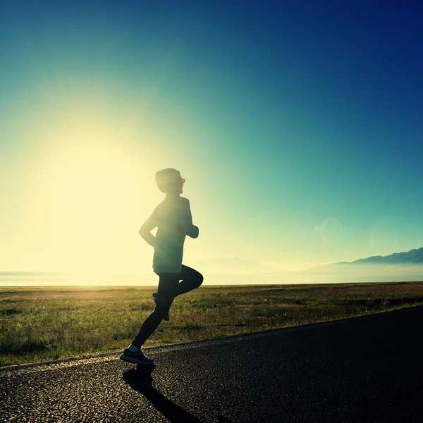 Fitness mujer corriendo — Foto de Stock