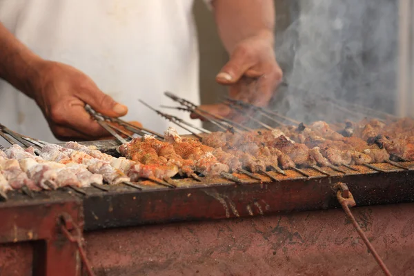 Cucina kebab cibo tradizionale — Foto Stock