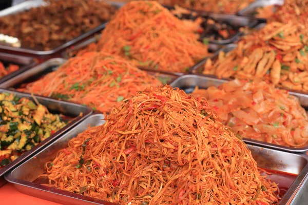 Mercado de alimentos tradicionales en xinjiang —  Fotos de Stock