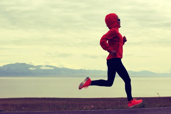 Fitness woman running — Stock Photo, Image