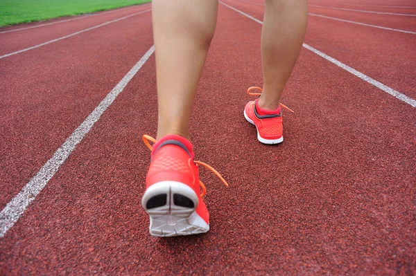 Runner bacaklar Stadyumu'nda — Stok fotoğraf