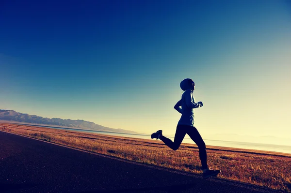 Young fitness woman  running — Stock Photo, Image