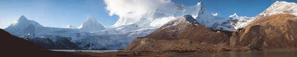 Vista Panorámica Hermosas Montañas Nieve Tíbet China — Foto de Stock