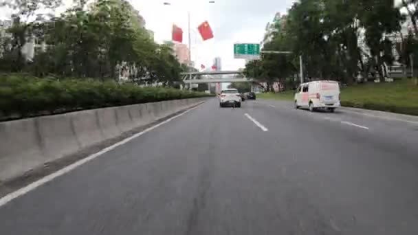 Погляд Машину Автостраді — стокове відео