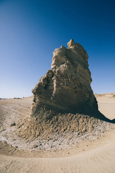 Yardang Paesaggio Landform Ovest Della Cina — Foto Stock