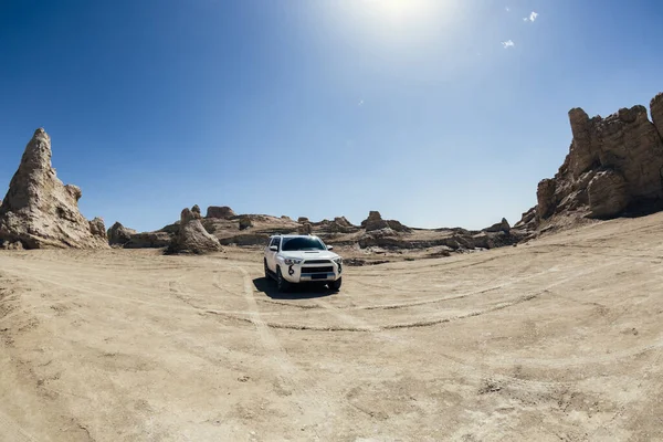 Qinghai China Circa 2020 Driving White 2020 Toyota 4Runner Trd — стокове фото