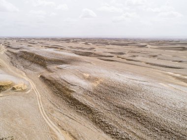 Çin 'in batısındaki yardang arazisi