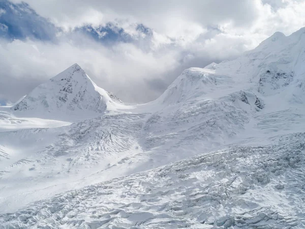 Letecký Pohled Fosilní Ledovec Tibetu Čína — Stock fotografie