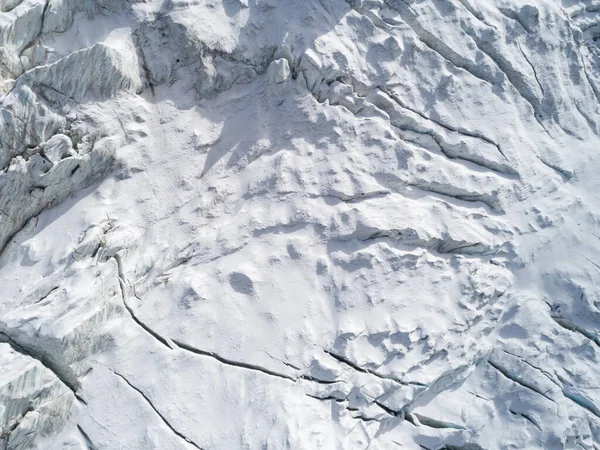 Letecký Pohled Fosilní Ledovec Tibetu Čína — Stock fotografie