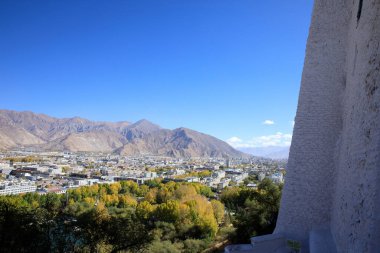 Ihasa 'da manzara, Tibet, Çin