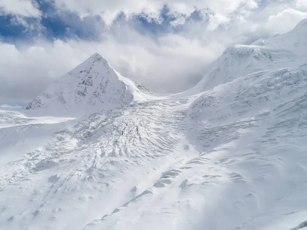 Luchtfoto Van Fossiele Gletsjer Tibet China — Stockfoto