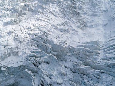 Çin 'in Tibet kentindeki fosil buzulların havadan görünüşü
