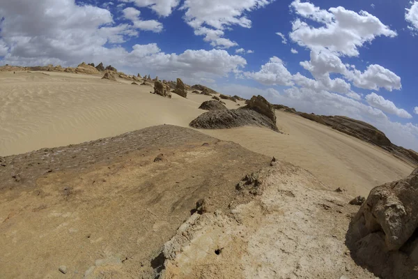 Yardang Landschaft Westen Chinas — Stockfoto